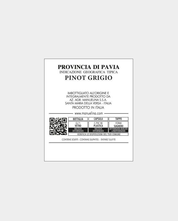Pinot Grigio - Retro Etichetta