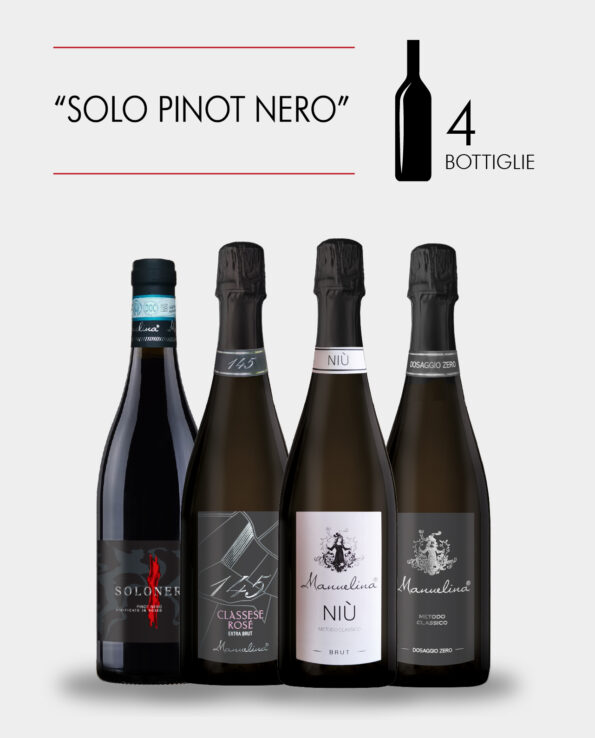 SOLO PINOT NERO – BOX DA 4 BOTTIGLIE